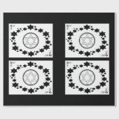 Der Stern von David - Geschenkpapier (Flach)