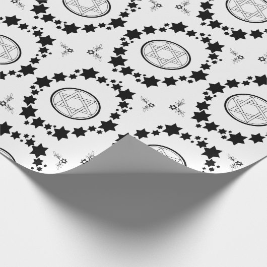 Der Stern von David - Geschenkpapier (Ecke)