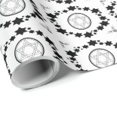 Der Stern von David - Geschenkpapier (Rolleneckpunkt)