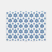 Der Stern von David, Juden, Israel,   Fleecedecke (Vorderseite (Horizontal))