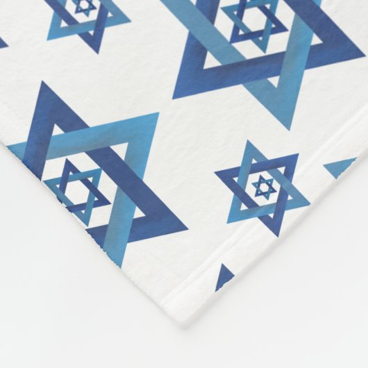 Der Stern von David, Juden, Israel, Fleecedecke (Ecke)