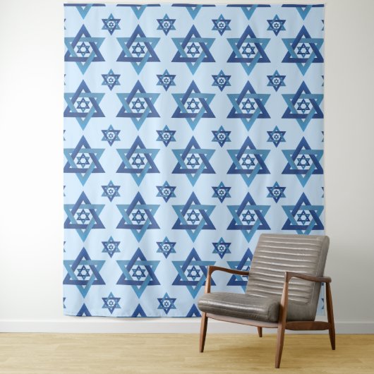 Der Stern von David, Juden, Israel, Wandteppich (Beispiel)
