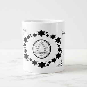 Der Stern von David - Jumbo-Tasse