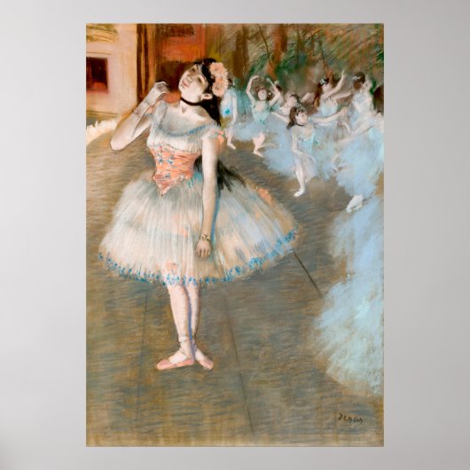 Der Stern von Edgar Degas - Impressionismus Poster (Vorne)