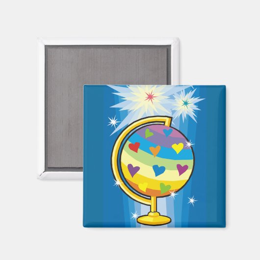 Der Sternenglobe - Magnet (Vorderseite/Rückseite)