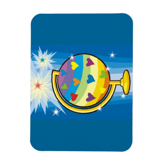 Der Sternenglobe - Magnet (Vertikal)