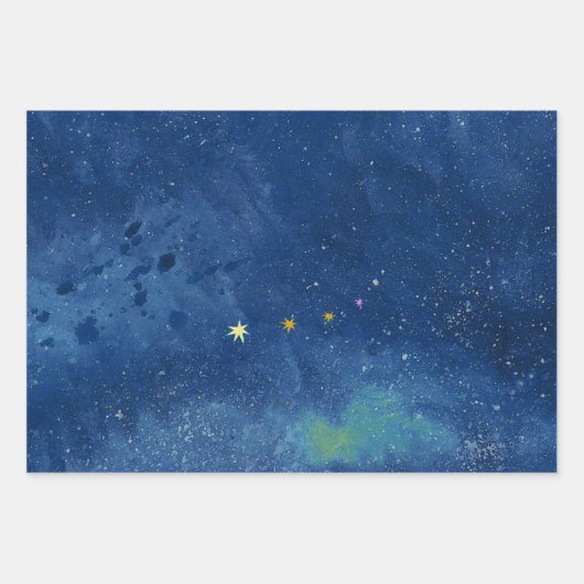 Der Sternenhimmel Geschenkpapier Set (Vorderseite 3)