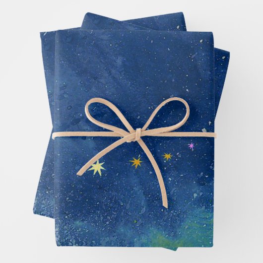 Der Sternenhimmel Geschenkpapier Set (Beispiel)