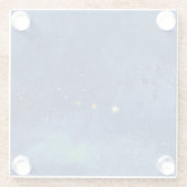 Der Sternenhimmel Glasuntersetzer (Rückseite)