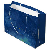 Der Sternenhimmel Große Geschenktüte (Rückseite Schrägansicht)
