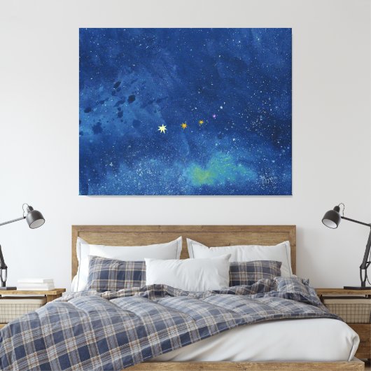 Der Sternenhimmel Leinwanddruck (Insitu (Schlafzimmer))