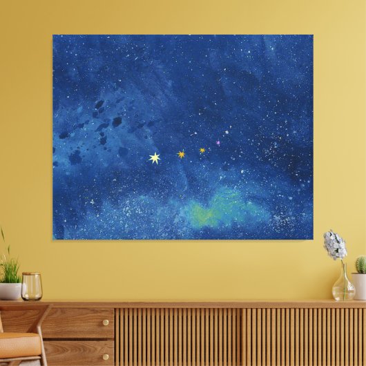 Der Sternenhimmel Leinwanddruck (Insitu (Wohnzimmer))