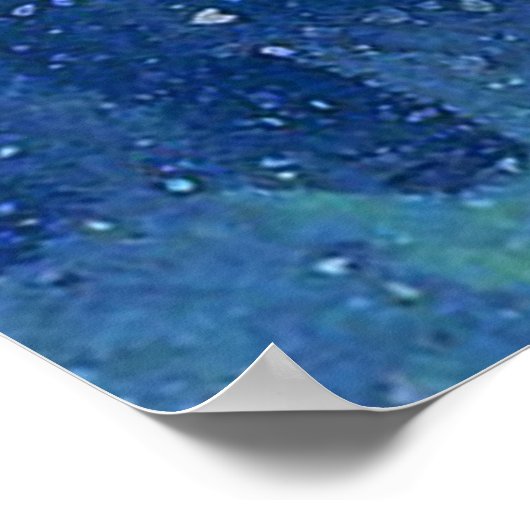 Der Sternenhimmel Poster (Ecke)