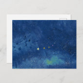 Der Sternenhimmel Postkarte (Vorne/Hinten)
