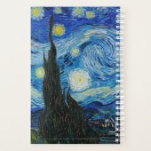 Der Sternenhimmel von Van Gogh | Benutzerdefiniert Planer (Rückseite)