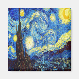 Der Sternenhimmel von Vincent van Gogh 1889 Magnet