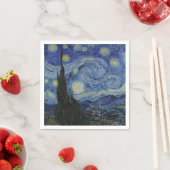 Der Sternennacht, Ölgemälde, Vincent Van Gogh Serviette (Beispiel)