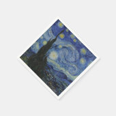 Der Sternennacht, Ölgemälde, Vincent Van Gogh Serviette (Ecke)