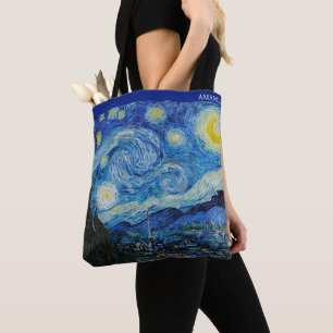 Der Sternennacht von Van Gogh – Anpassbar  Tasche