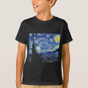 Der Sternennacht Weltberühmtes Gemälde T-Shirt