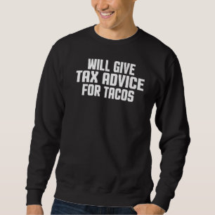 Der Steuerberater des CPA gibt Steuerberatung für Sweatshirt
