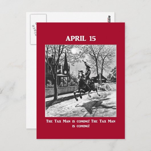 Der Steuermann kommt! Postkarte (Vorne/Hinten)