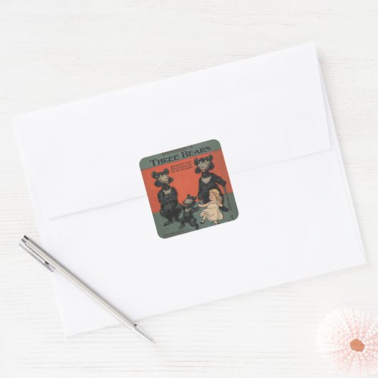 Der Sticker für die drei Bären (Umschlag)