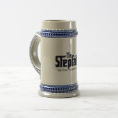 Der Stiefvater Bierglas (Vorderseite Links)
