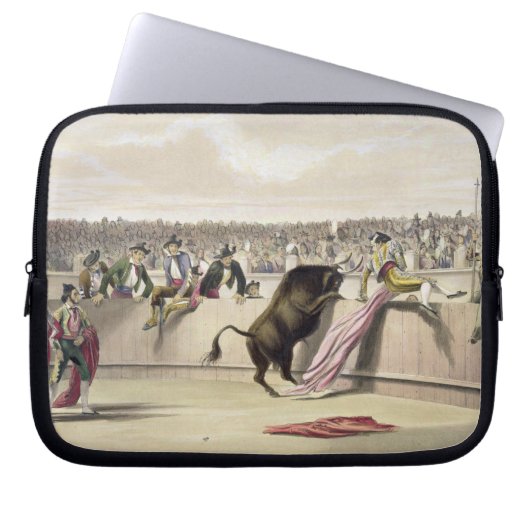 Der Stier, der die Sperren, 1865 (Farbe, springt Laptopschutzhülle (Vorderseite)