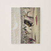 Der Stier, der die Sperren, 1865 (Farbe, springt Puzzle (Vertikal)