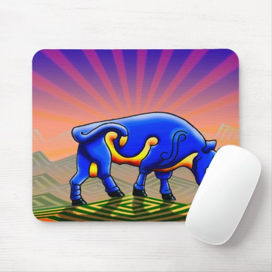 der Stier Mousepad (Mit Mouse)