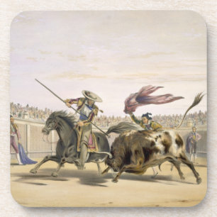Der Stier, welche der Gebühr, 1865 Folgt-oben Getränkeuntersetzer