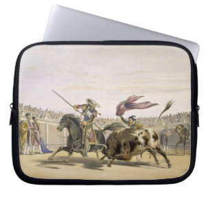 Der Stier, welche der Gebühr, 1865 Folgt-oben Laptopschutzhülle