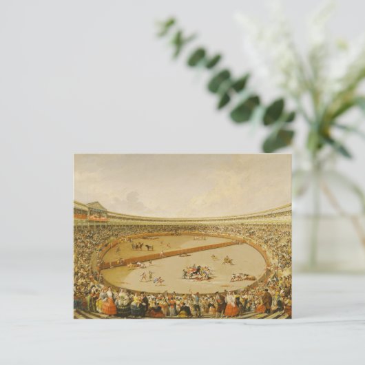 Der Stierkampf Postkarte (Stehend Vorderseite)
