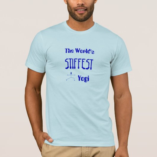 Der STIFFEST-Yogi der Welt T-Shirt (Vorderseite)