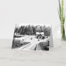 Der Stift des landwirtschaftlichen Hauses Zeichne 