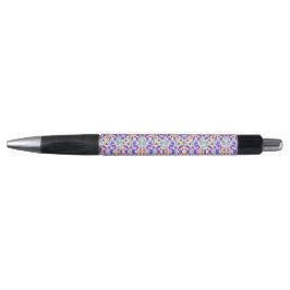 Der Stift hat schwarze Akzente und einen Klick 