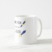 Der Stift ist mächtiger als das Schwert Kaffeetasse (VorderseiteRechts)