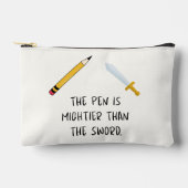 Der Stift ist mächtiger als das Schwert Zubehörtasche (Vorderseite)
