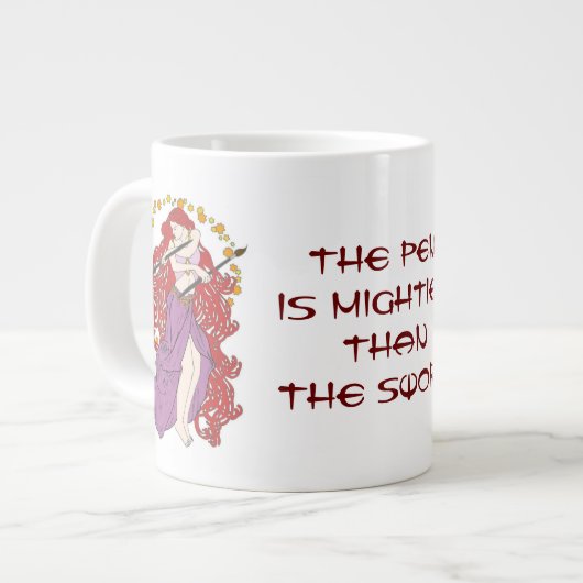 Der Stift ist mächtiger Jumbo-Tasse (Vorderseite Links)