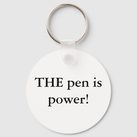 Der Stift ist Power! Schlüsselanhänger (Vorderseite)