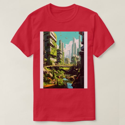 Der Stil alter Stadtkunst T-Shirt (Design vorne)