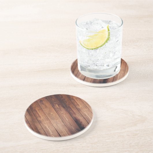 Der Stil aus echtem Holz Untersetzer (Seite)