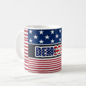Der Stil der Demokraten in Amerika Kaffeetasse (Vorderseite Links)