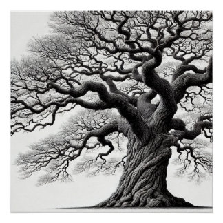 Der Stil der Old Tree Ink Poster