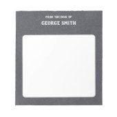 Der Stil der Tafel von der Schreibtisch aus anpass Notizblock (Vorderseite)