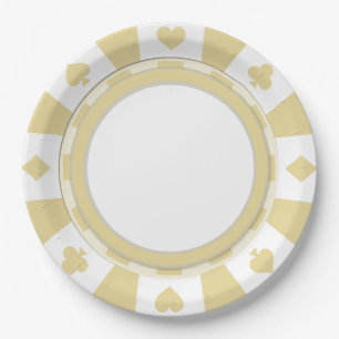 Der Stil des Poker Player Party Pappteller