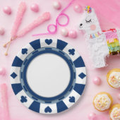 Der Stil des Poker Player-Party Pappteller (Party)