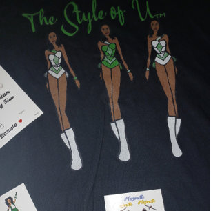 Der Stil des U-T - Shirt (grün)