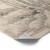 Der Stil verschiedener alter Meister | B&W Landsch Poster (Ecke)